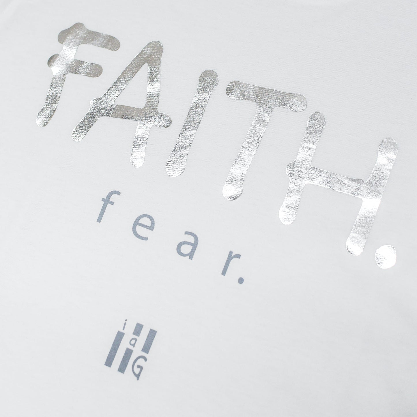 Bigger than fear x Foil - White